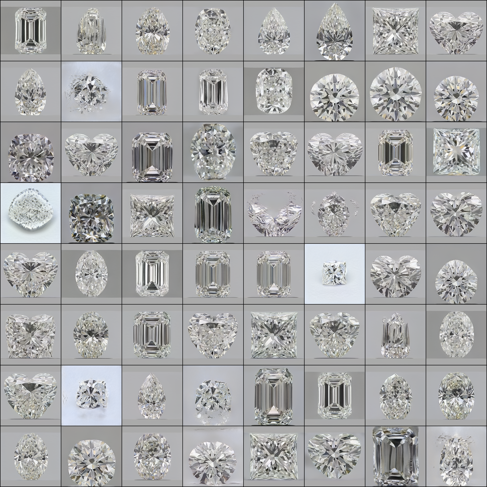 example generated diamond images