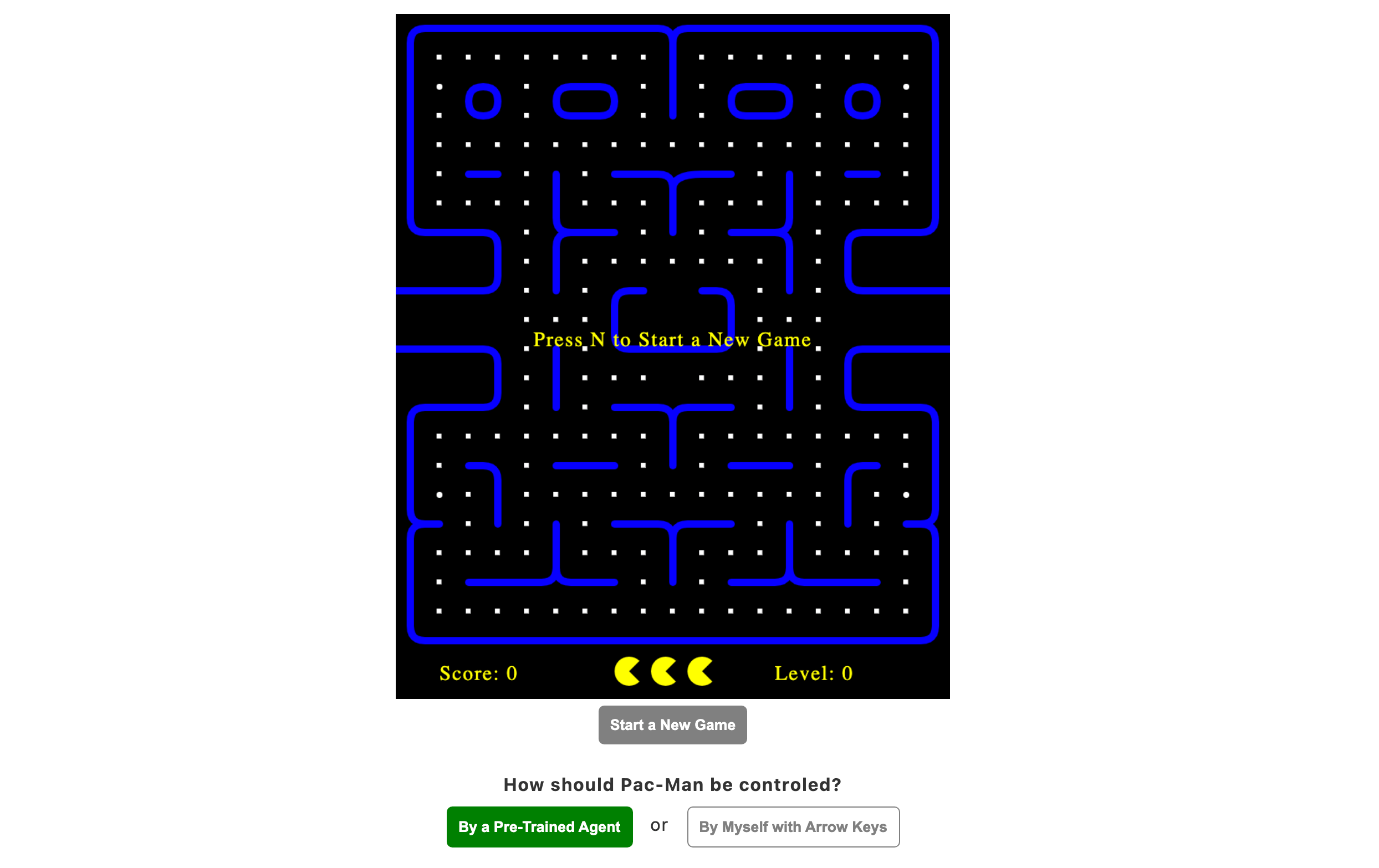 Reinforcement Learning Pac-Man