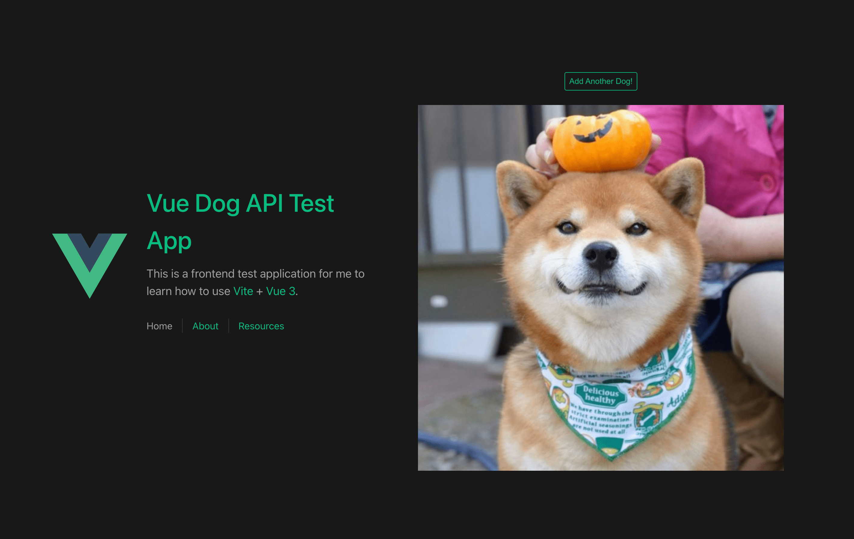 Vue Dog API App
